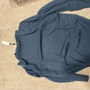 Banana Republic Men's Slate Blue Crewneck Sweater